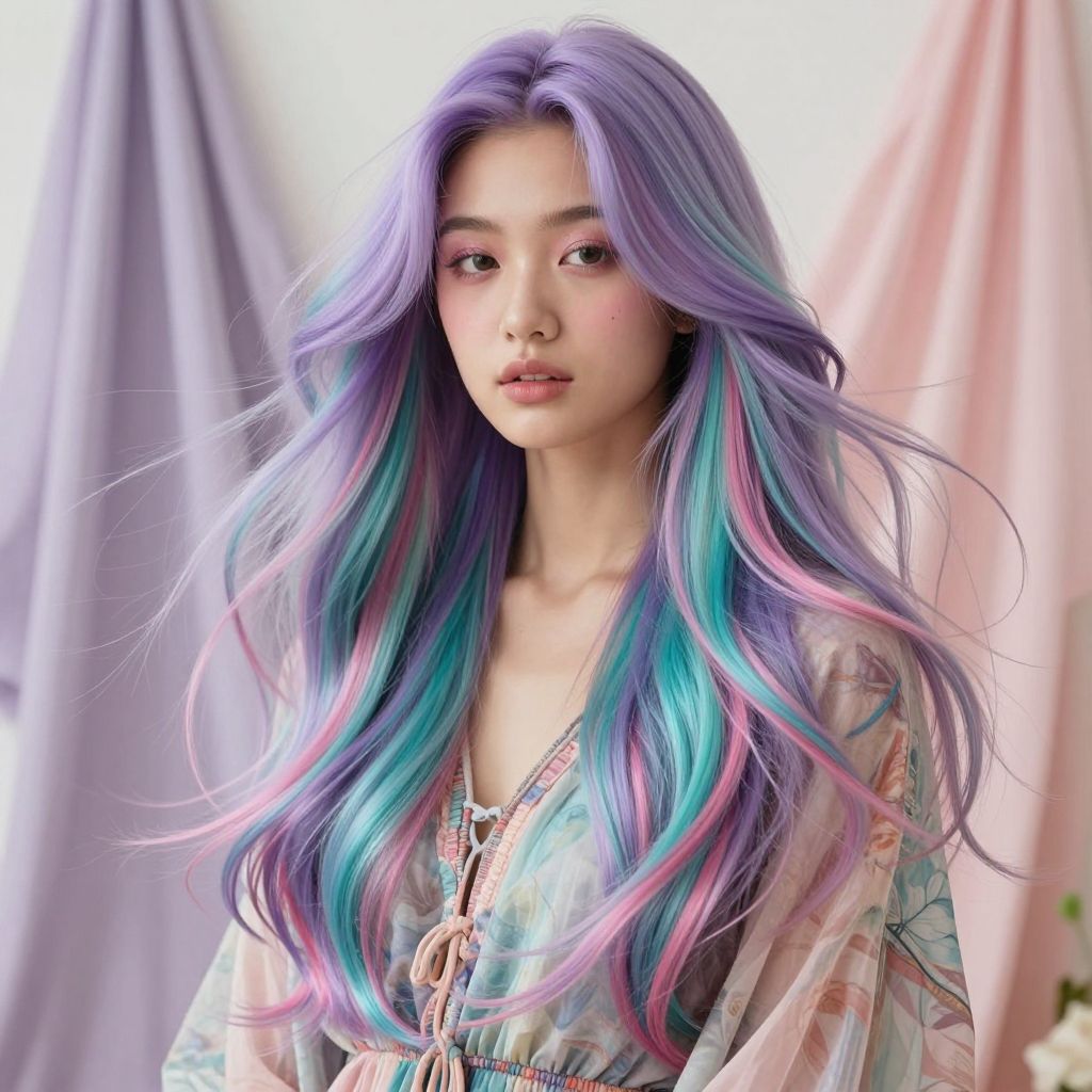 Fantasy Multicolored Tresses