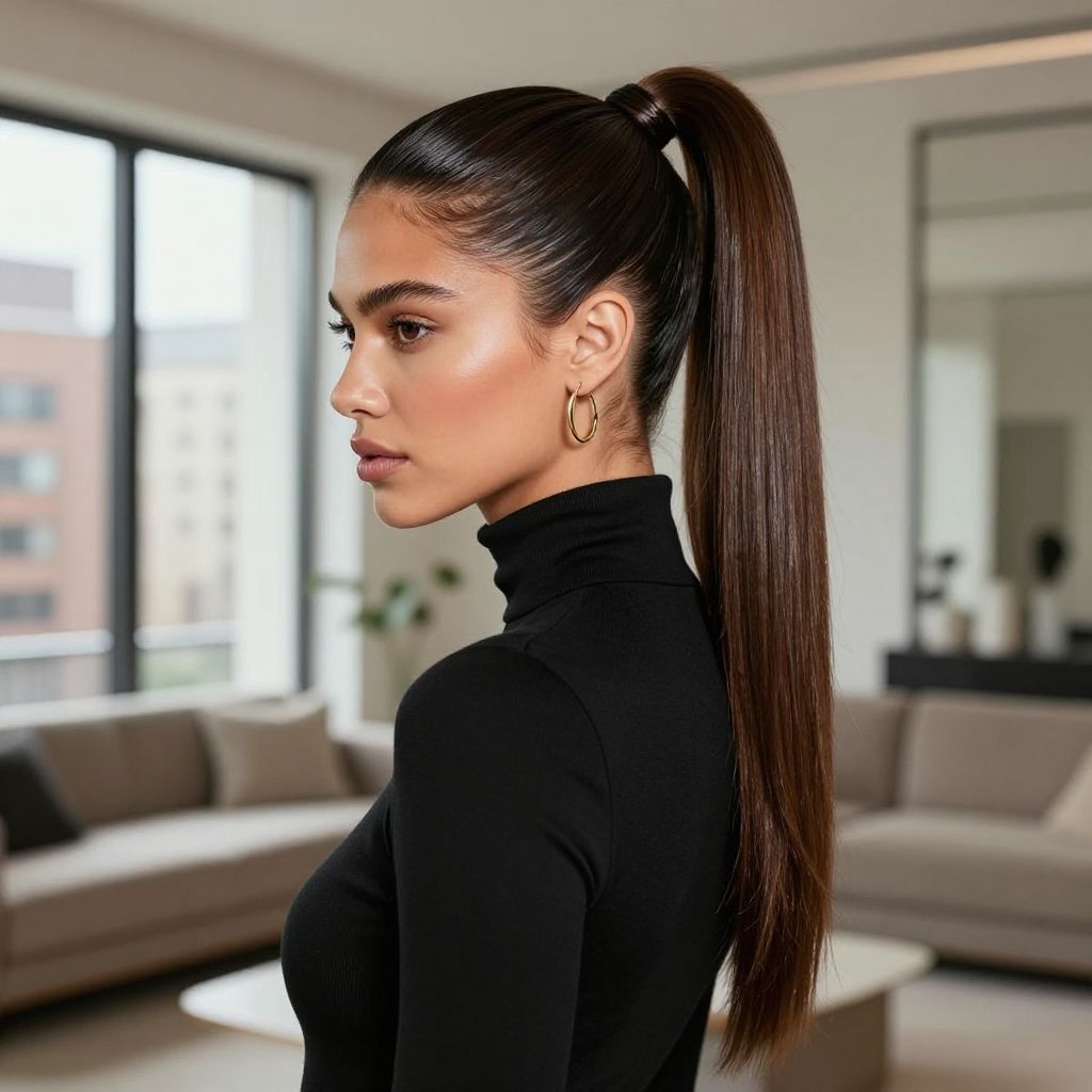 Sleek High Ponytail