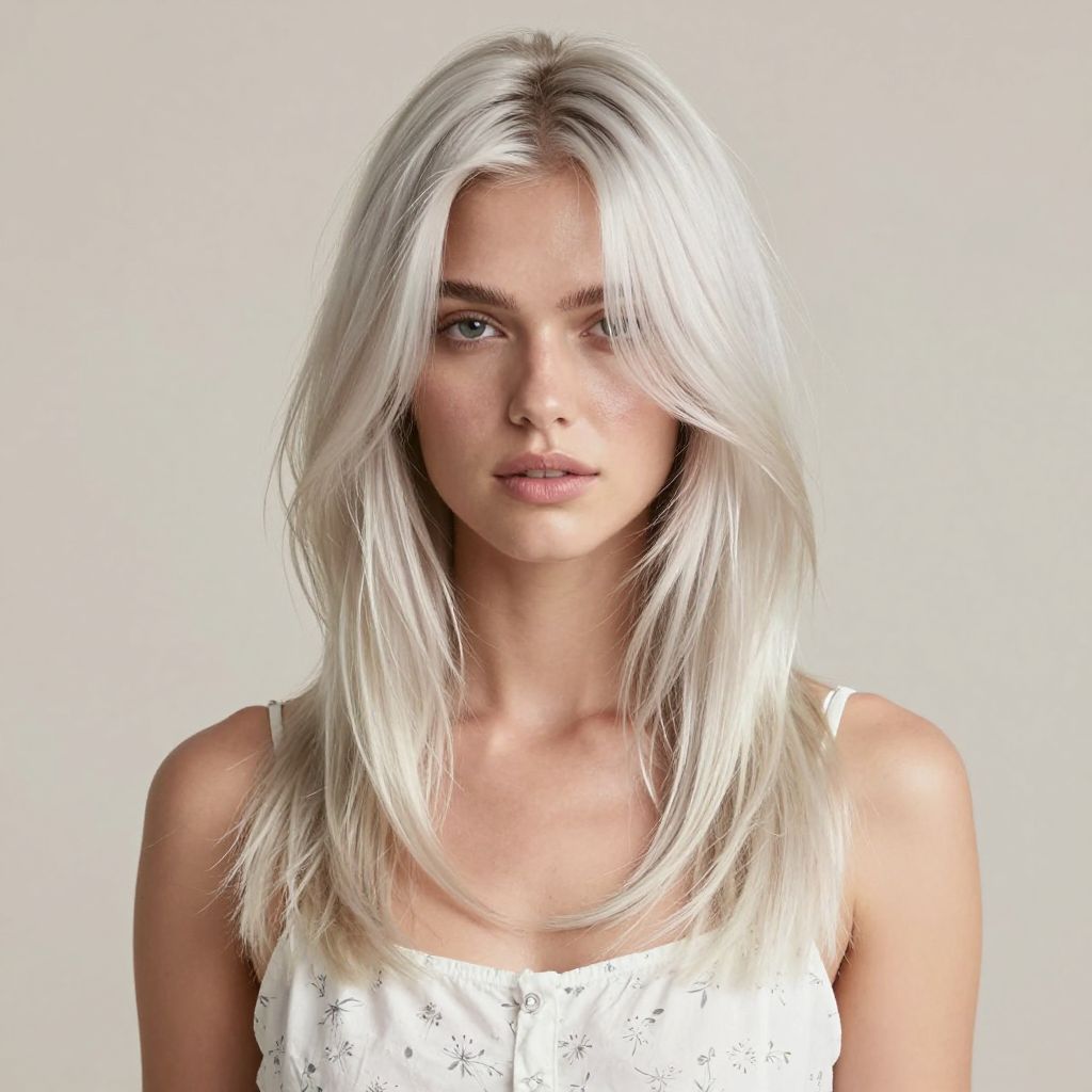 Layered Platinum Blonde