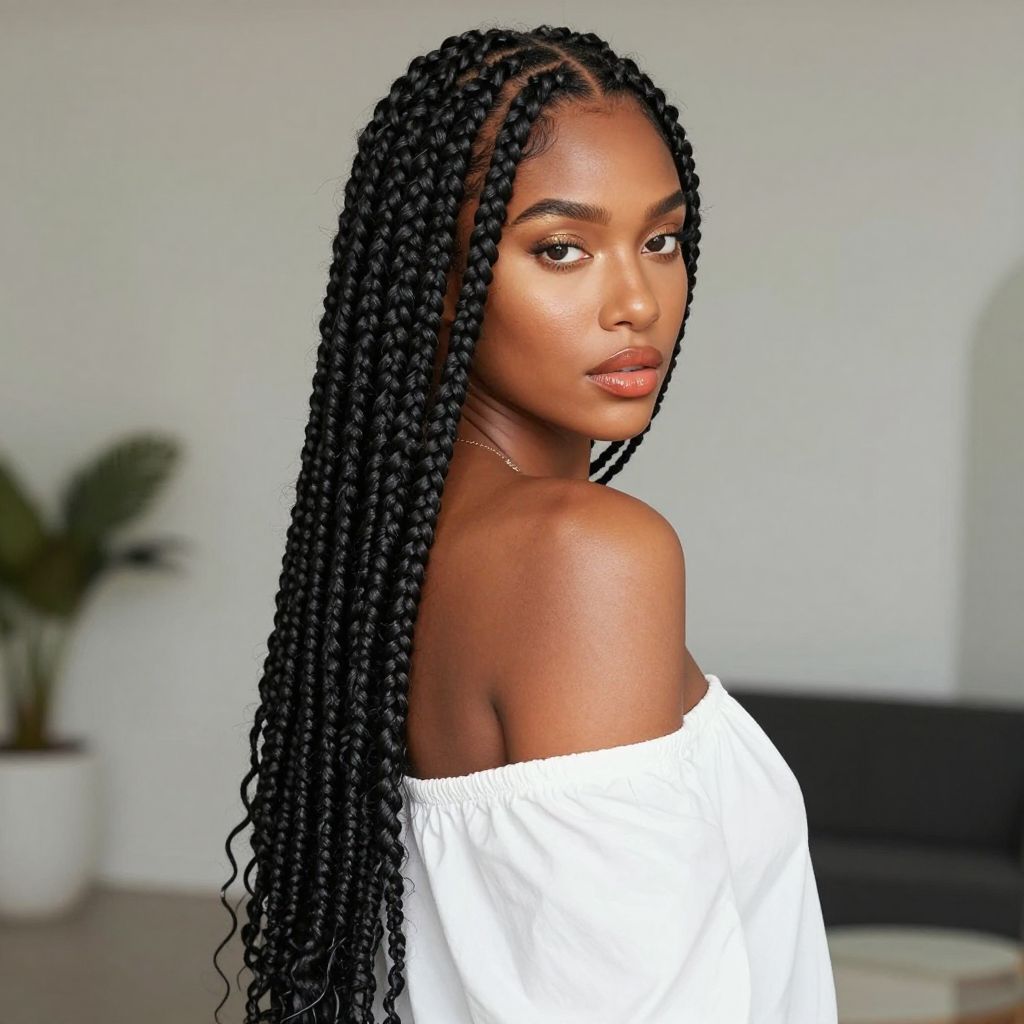 Longer Senegalese Twists