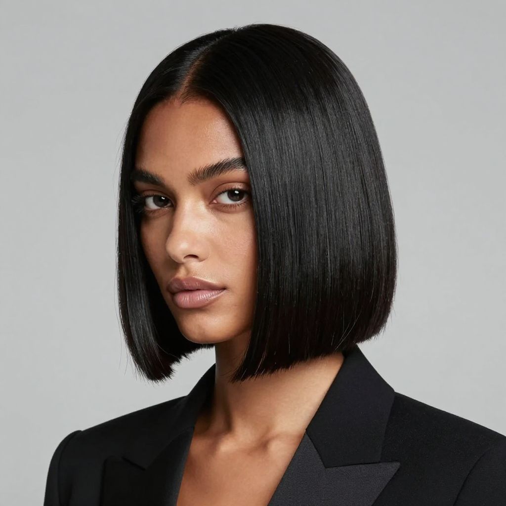 Sleek and Straight Bob