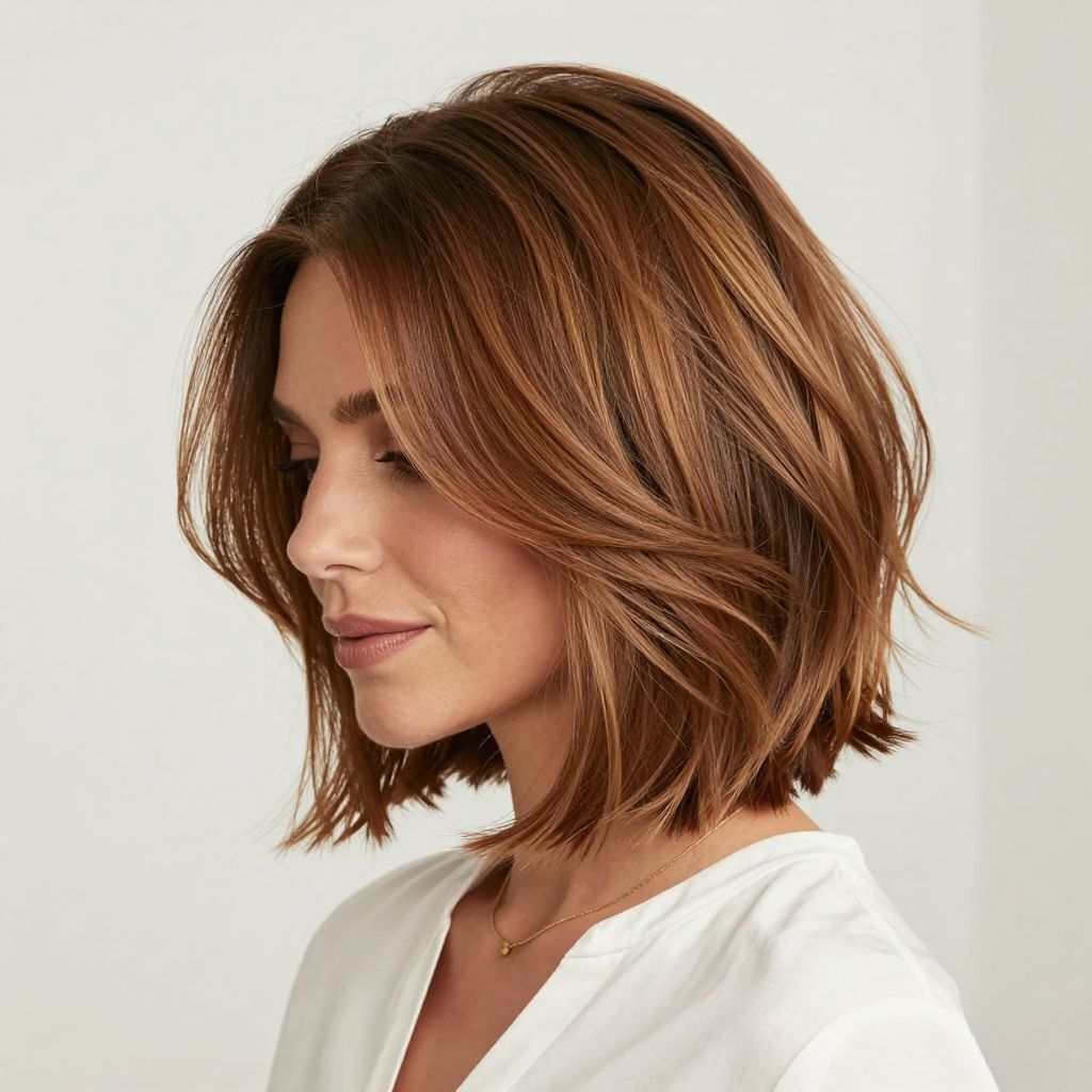 Feathered Bob Crochet Hairstyle