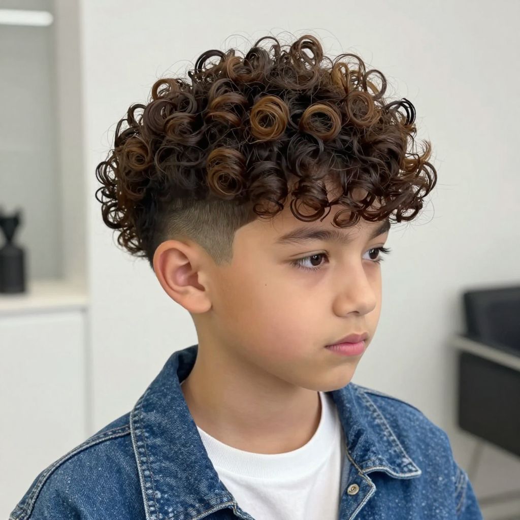 The Curly Fade