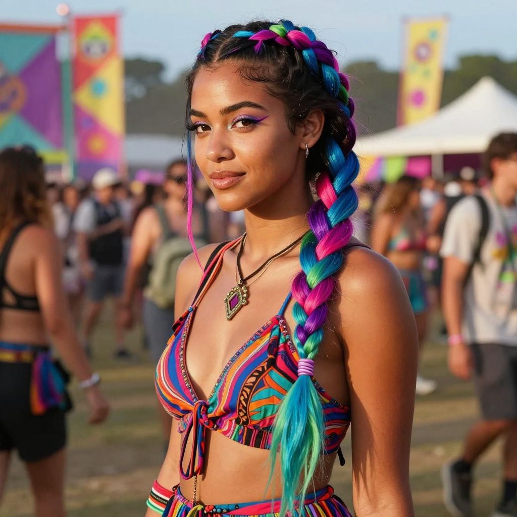 Rainbow Braid Extravaganza