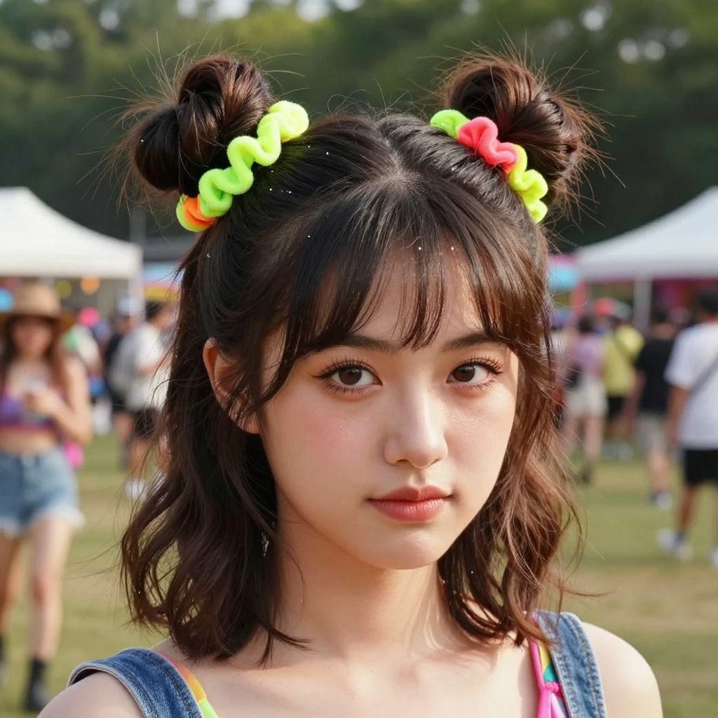 Space Buns with a Twist