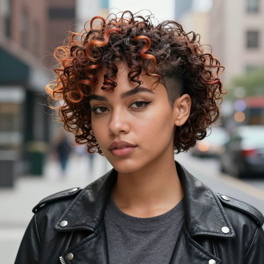 Curly Pixie Cut