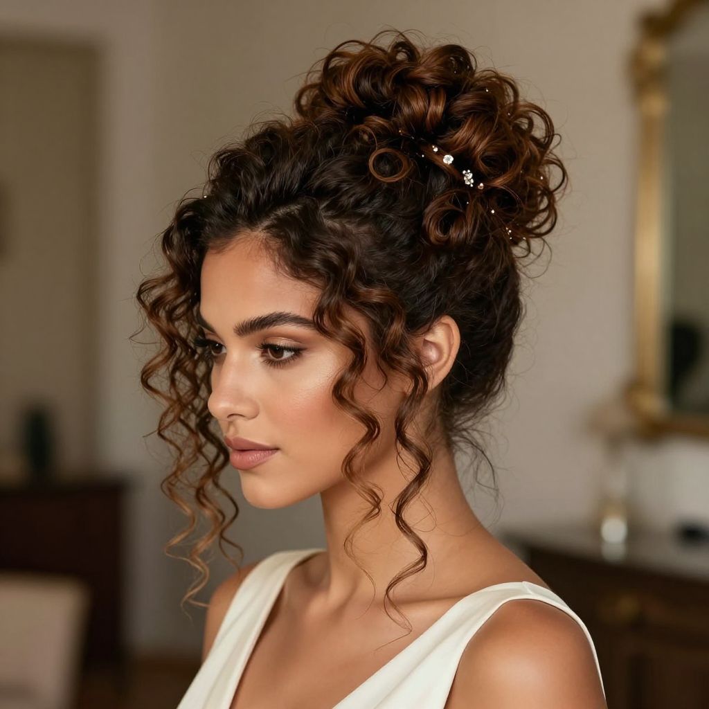 Voluminous High Bun