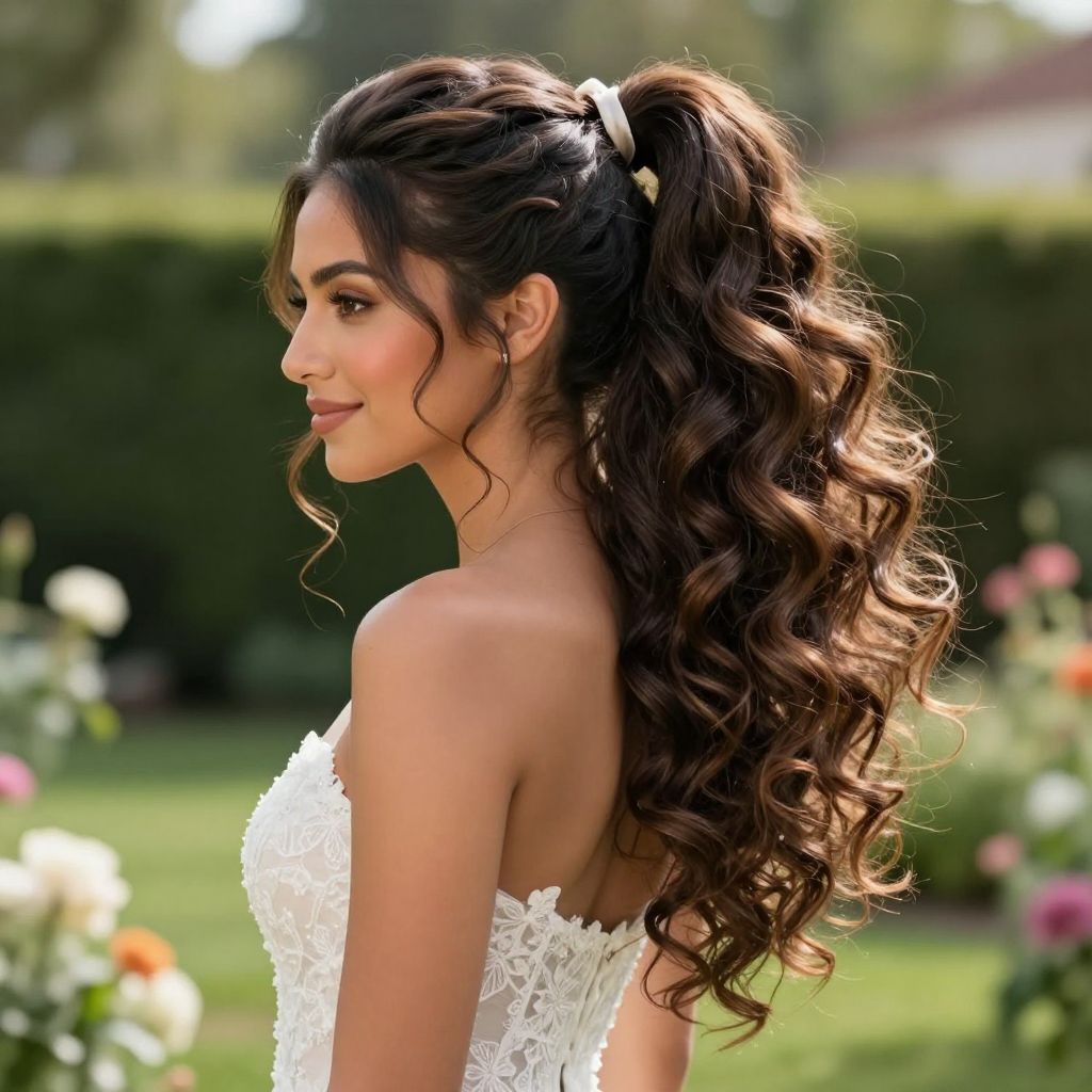 Bouncy Spiral Ponytail