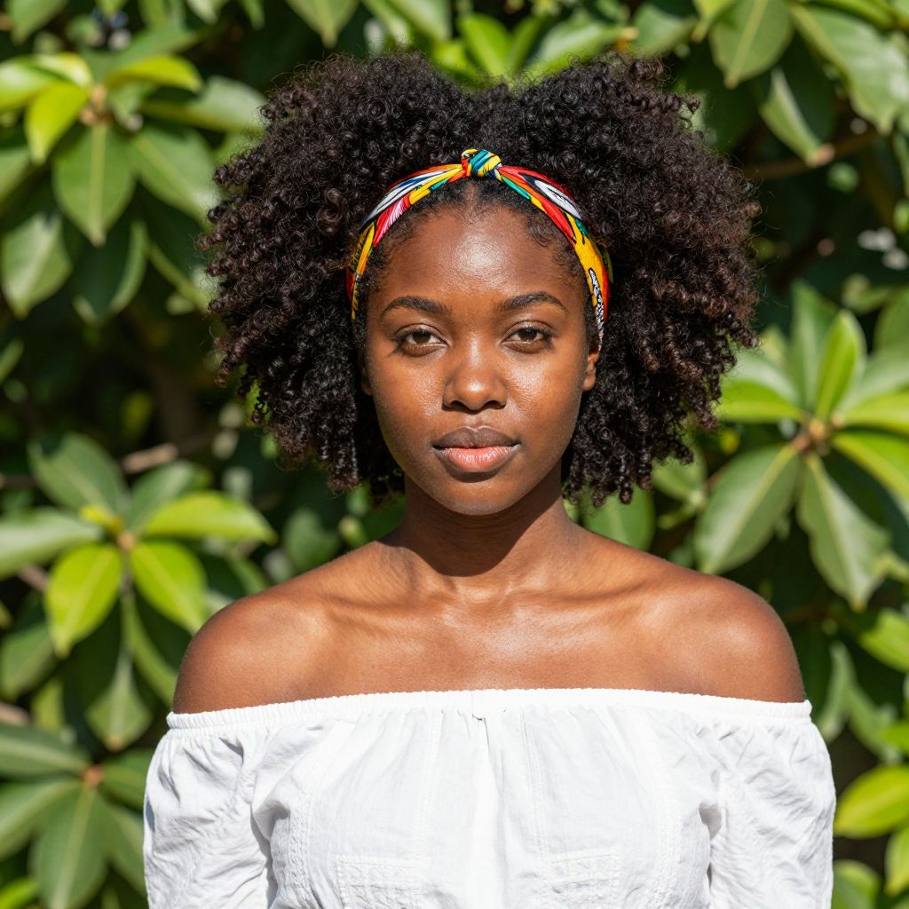 Afro with Headband