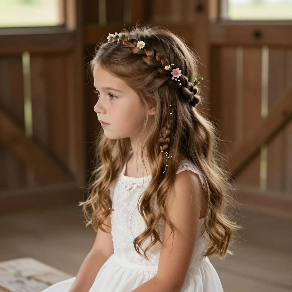 Half Up Twisted Vine