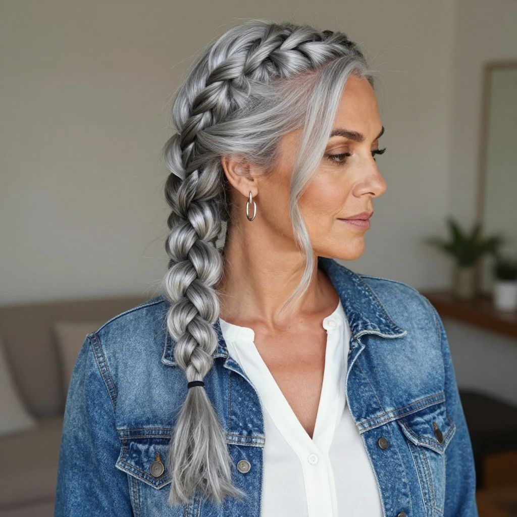 Gray Braids