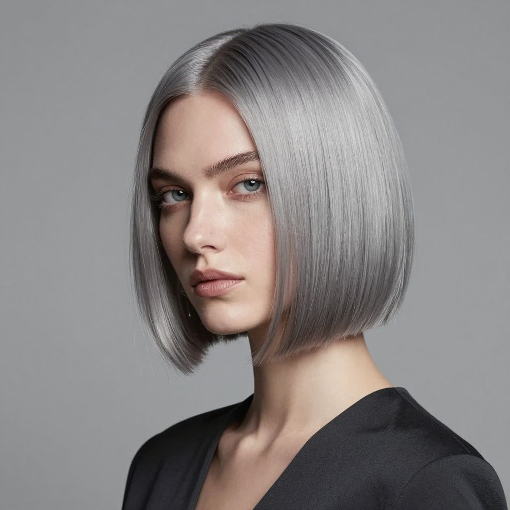 Chic Gray Bob