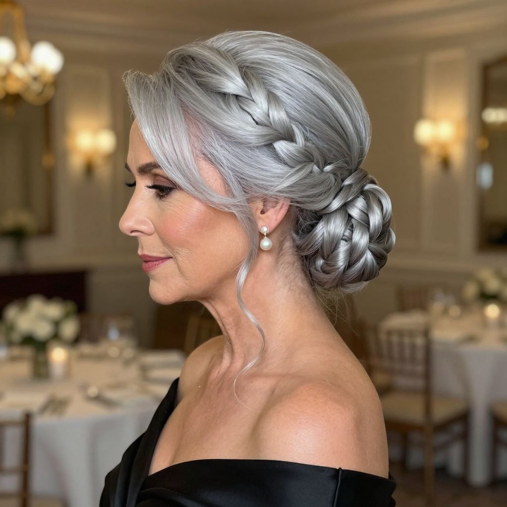 Classic Gray Updo