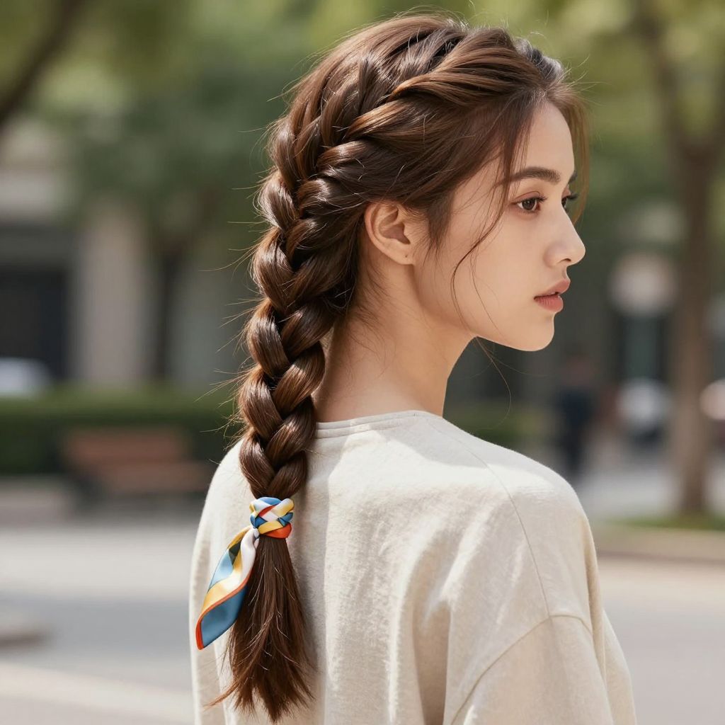 Braided Scarf Accent