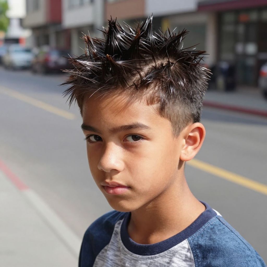 The Spiky Top hairstyle
