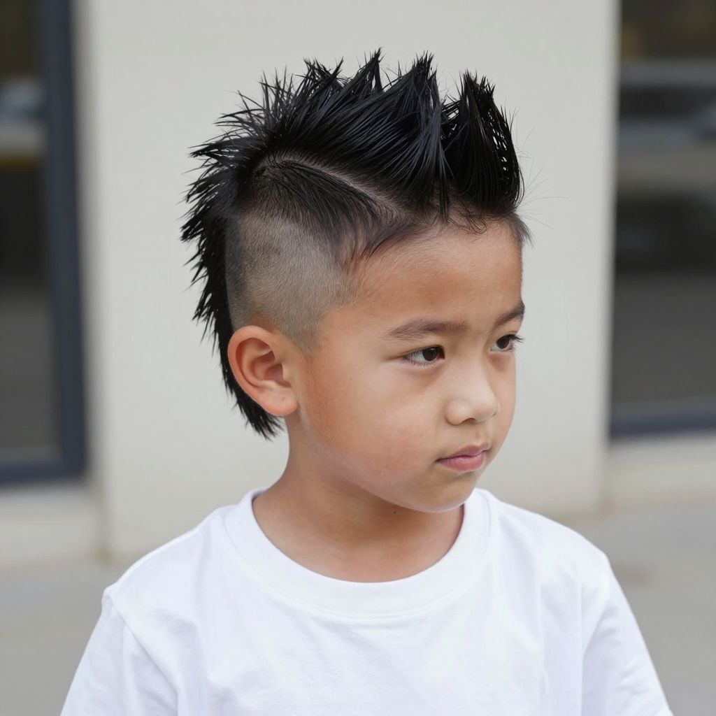 The Mohawk hairstyle