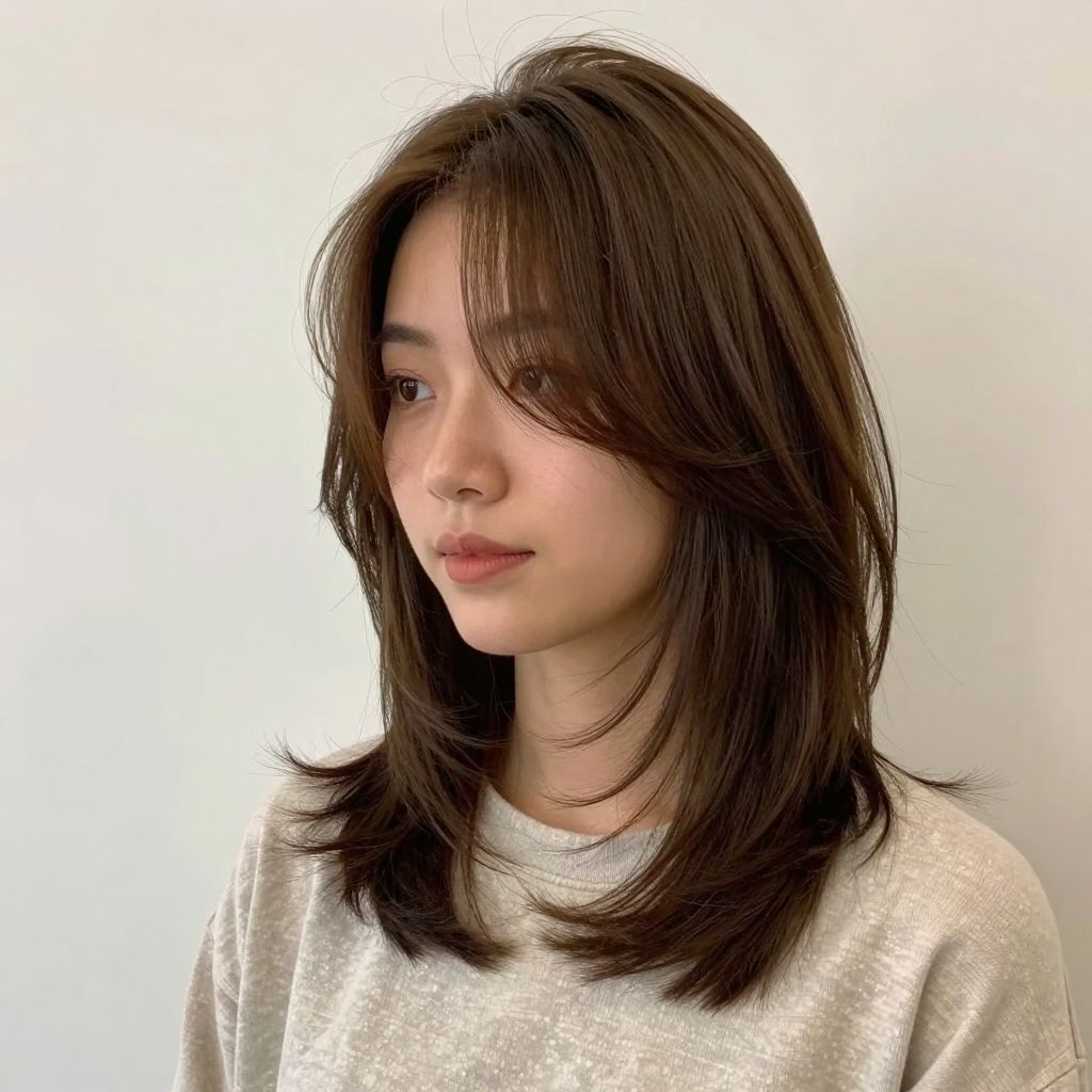The Textured Lob hairstyle