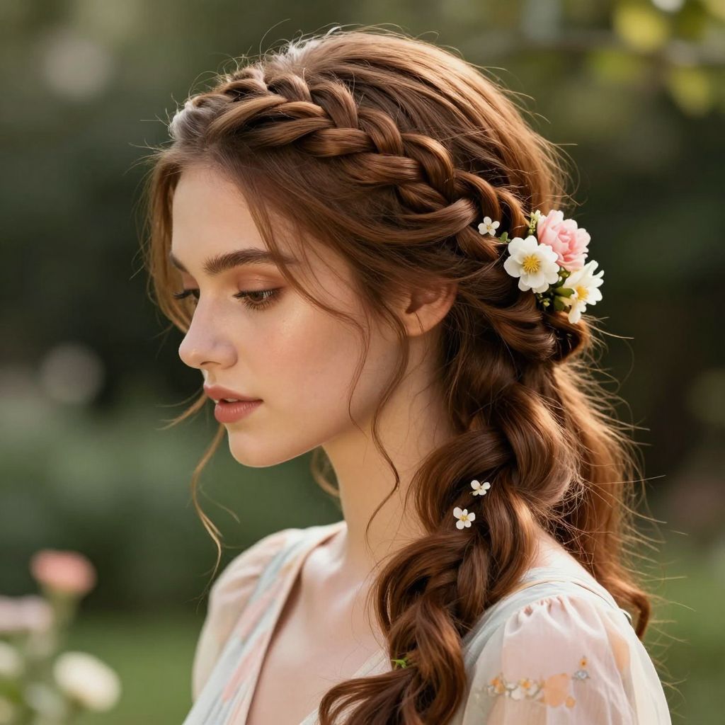 Braided Crown hairstyle