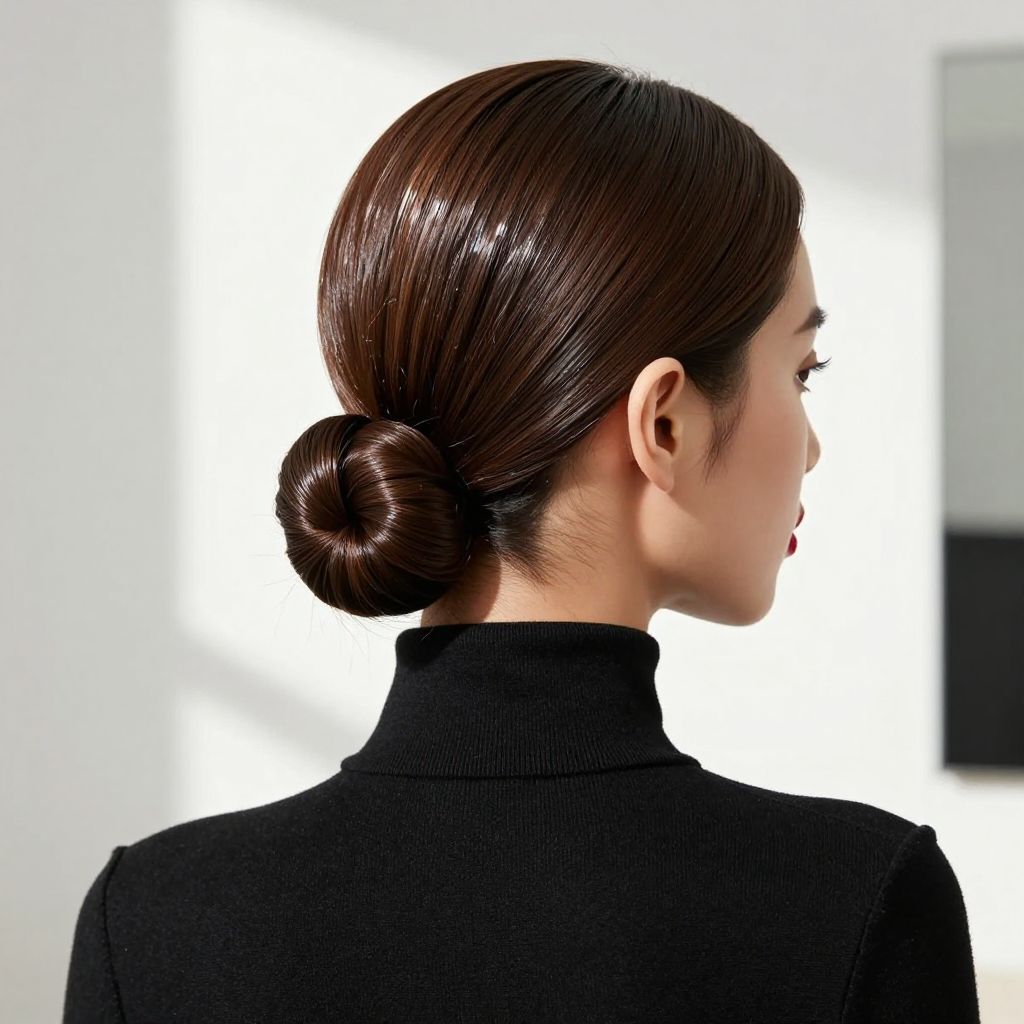 Sleek Low Bun hairstyle