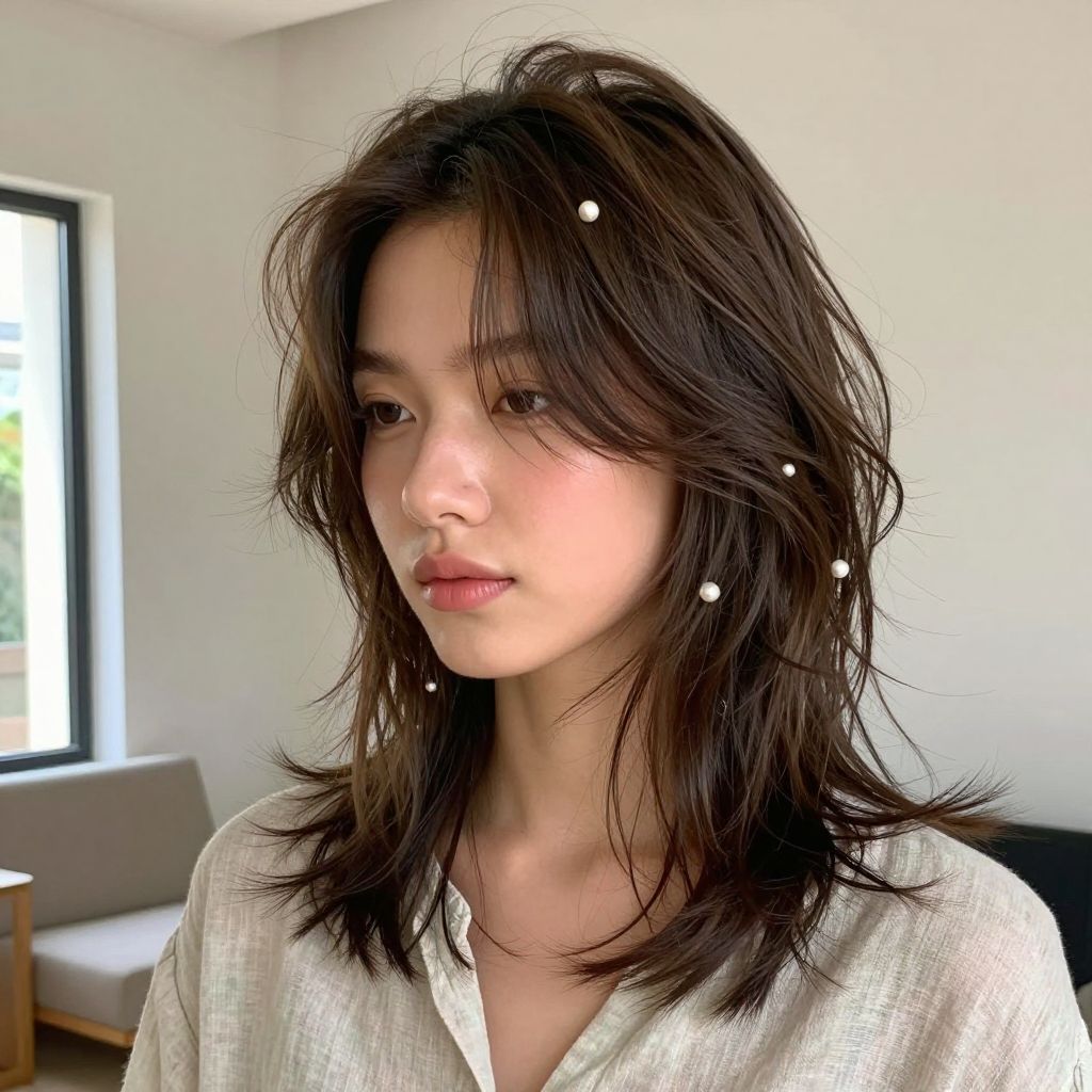 Messy French Twist hairstyle