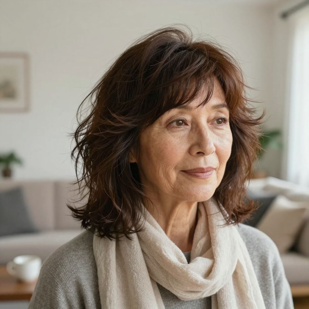 Shoulder Length Shag