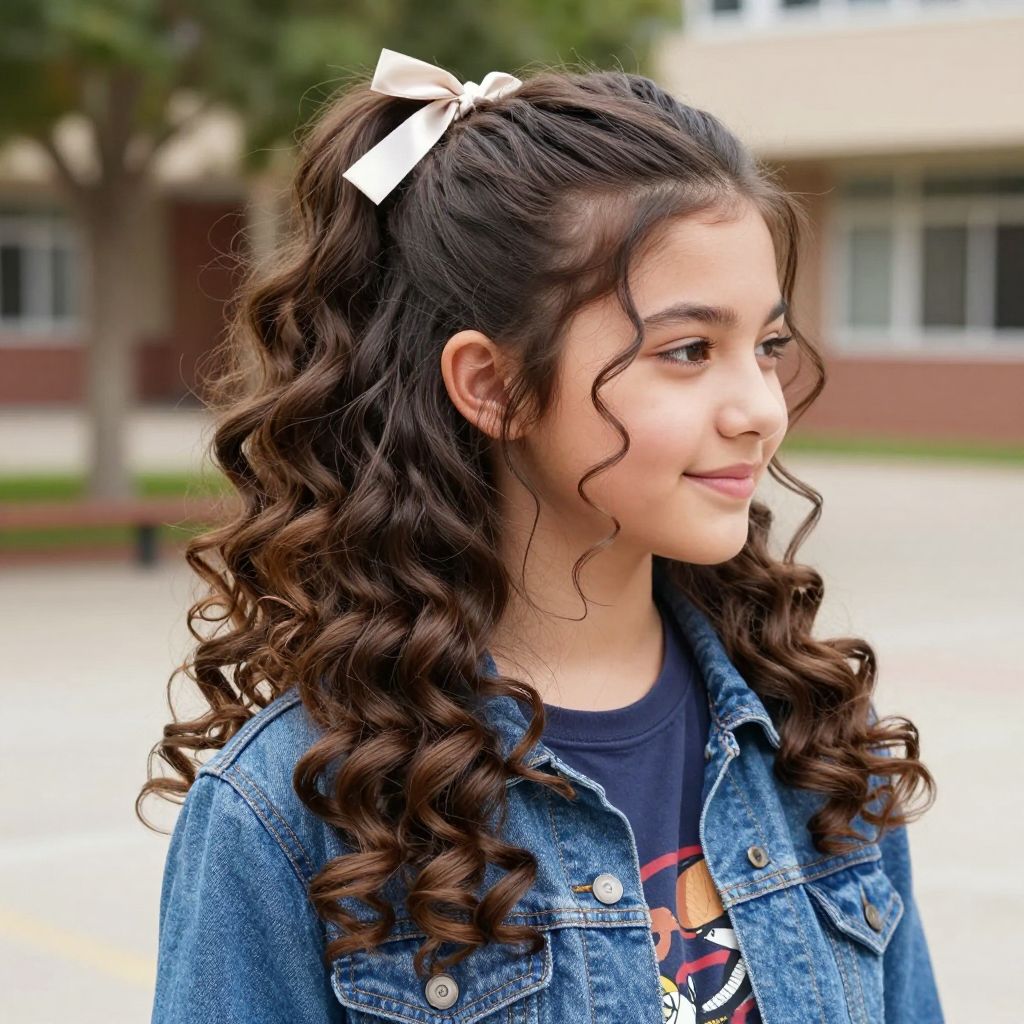 High Half-Up Ponytail