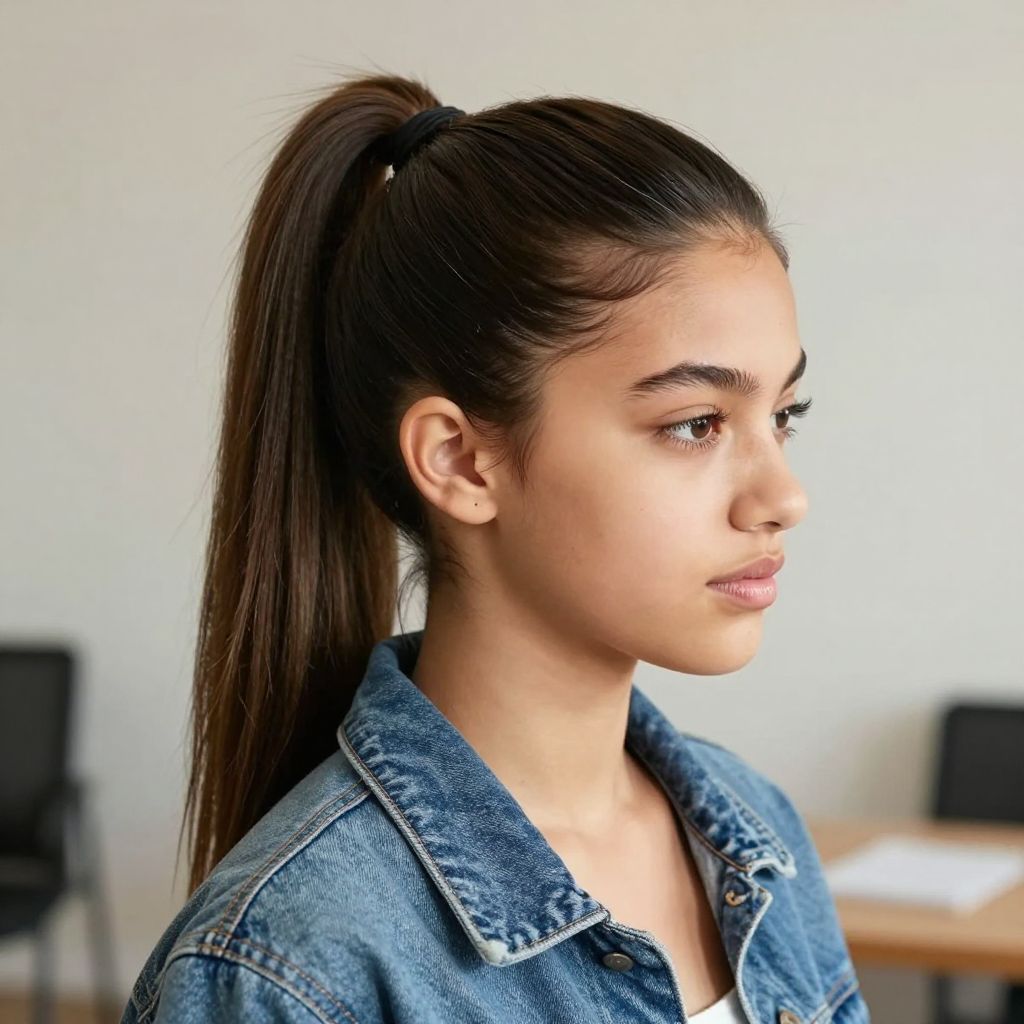 Sleek Ponytail