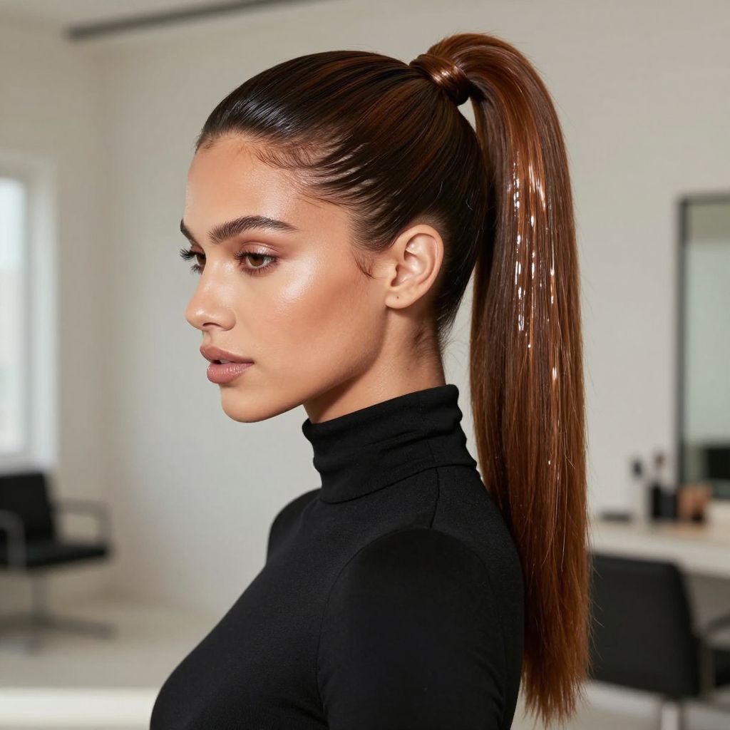 Sleek High Ponytail