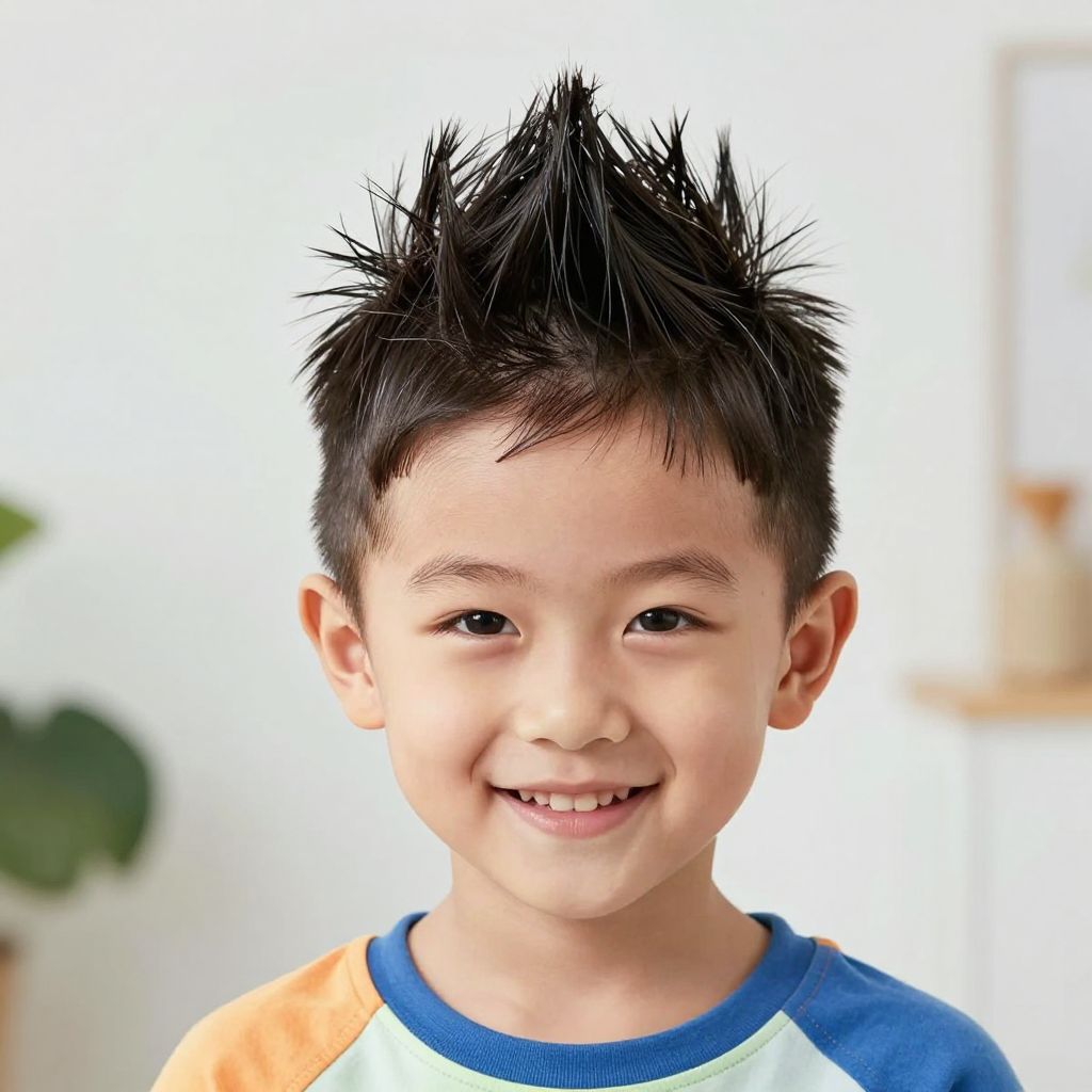 Faux Hawk kids hairstyle