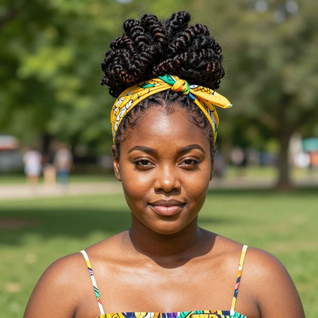 Pineapple Twist Updo