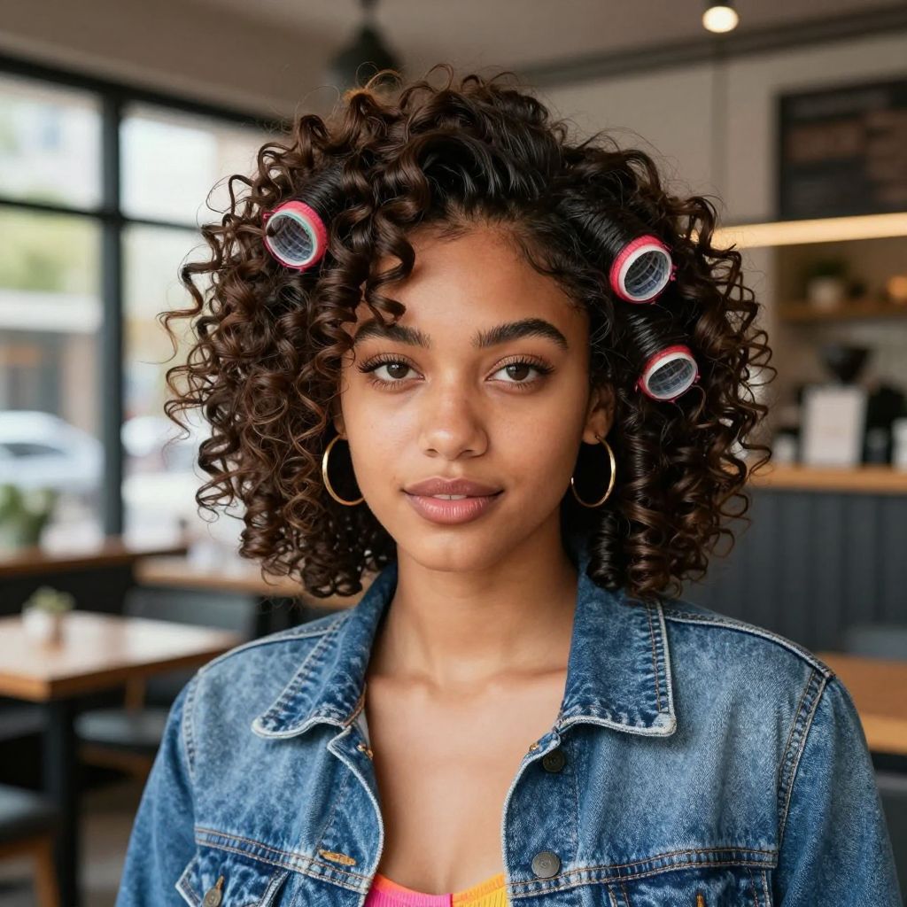Twist Out with Perm Rods