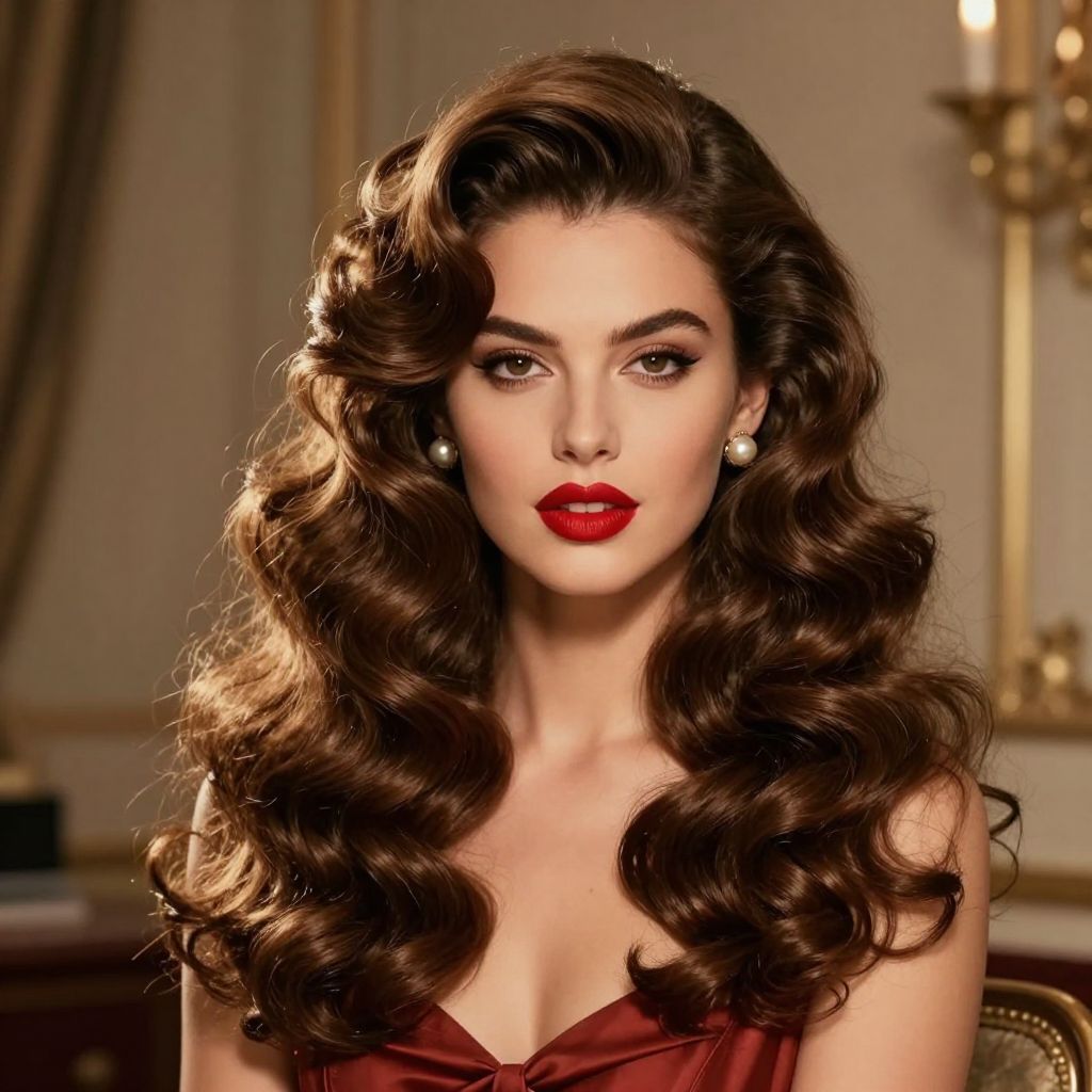Classic Hollywood Curls