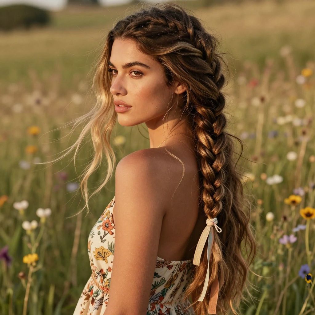 Bohemian Side Braid