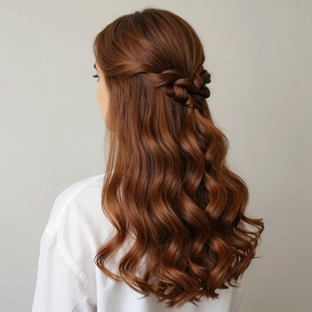 Luxe Half-Up Bun
