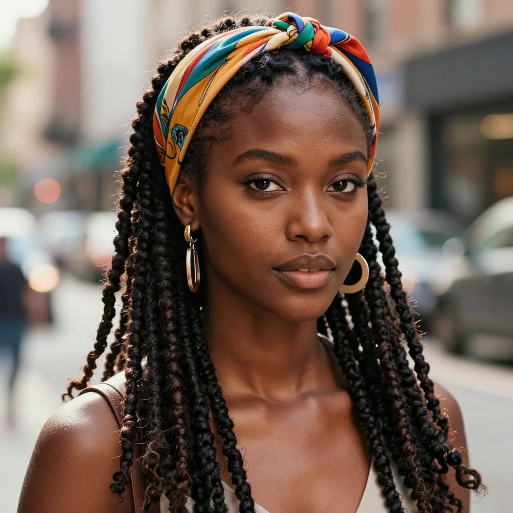 Locs with Headscarf