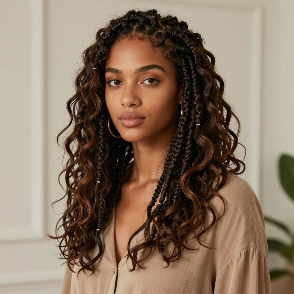 Layered Neck Length Locs