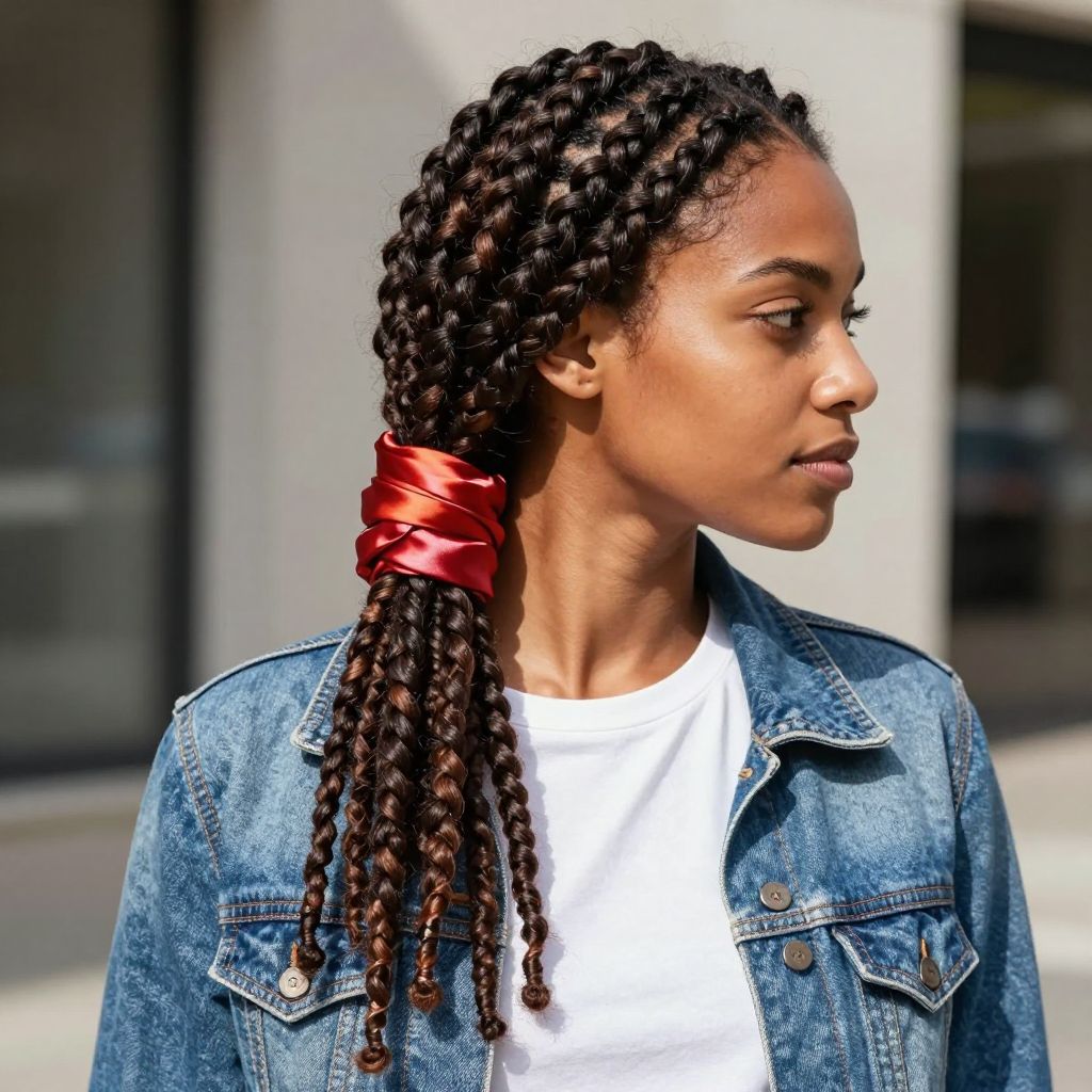 Wrapped Loc Ponytail