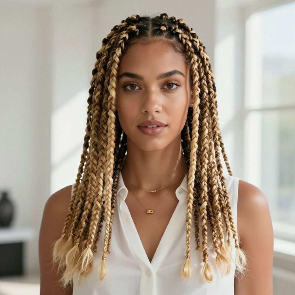 Blonde Highlighted Locs