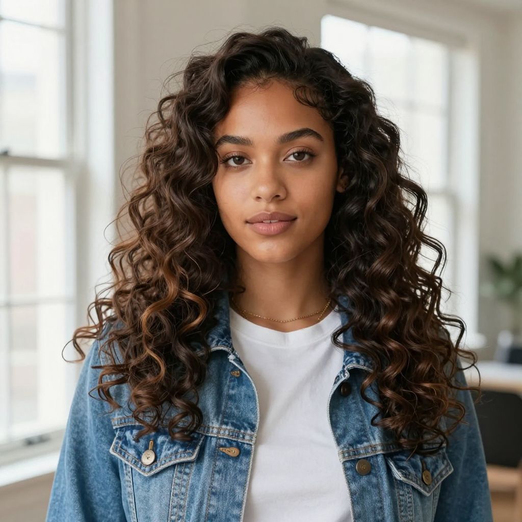 Heat-Free Curls Protective Style