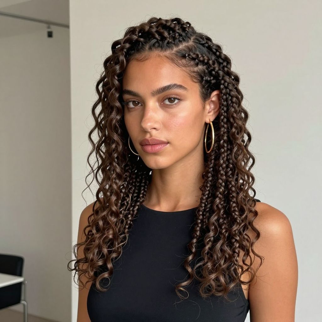 Flat Twists Protective Style