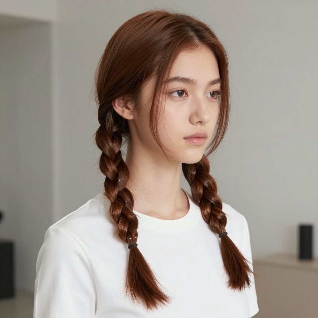 Rope Twist Braid on short hair