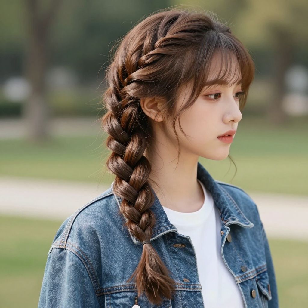 Side Braid with Twists