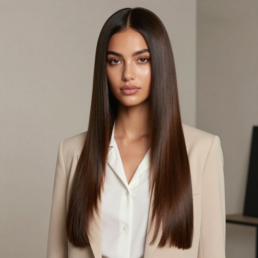 The Classic Pin Straight Look