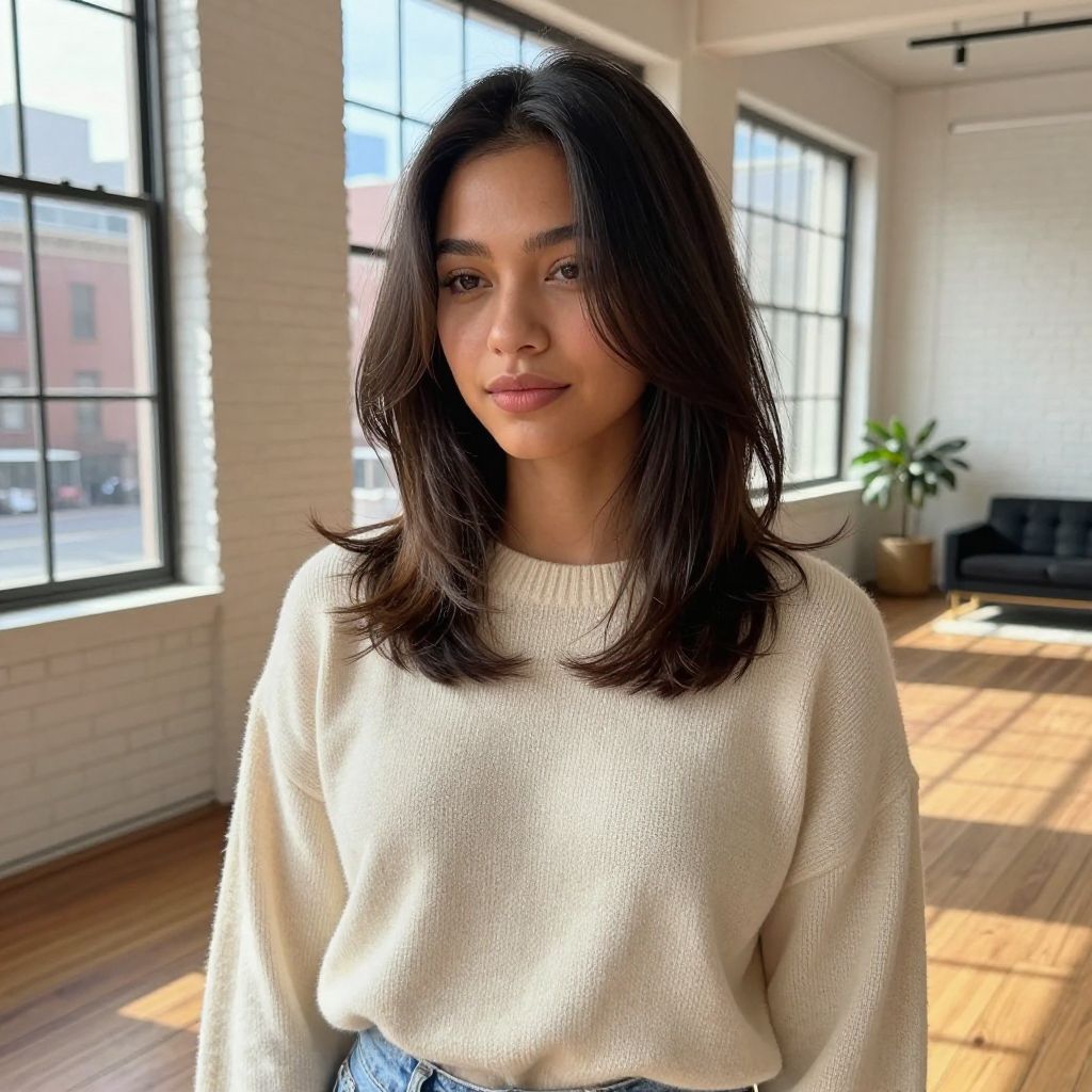 Casual Textured Lob