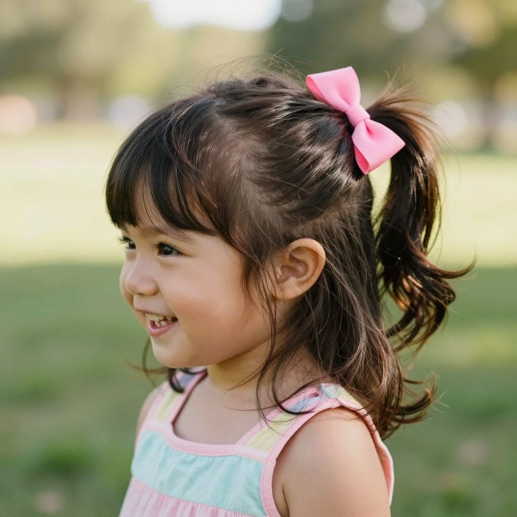 Side Ponytail with a Twist