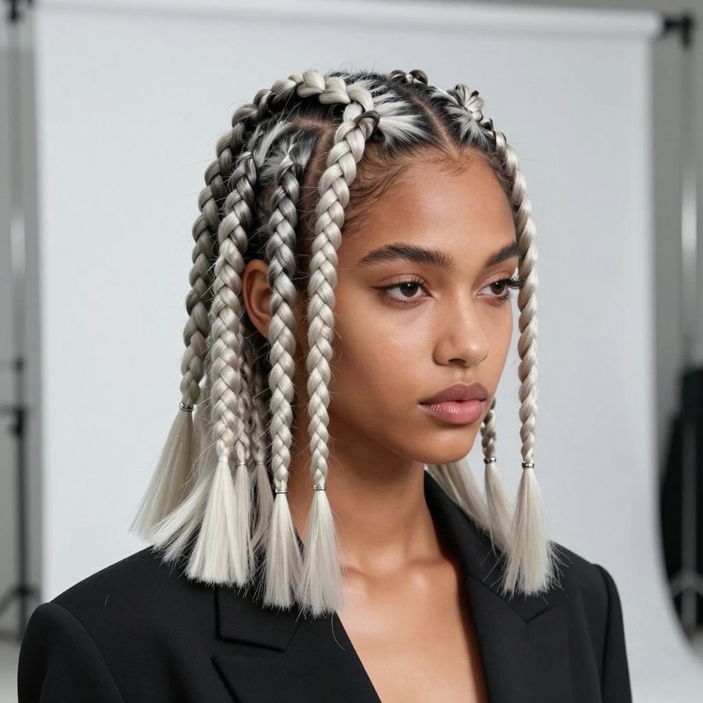 High Fashion Cornrow Twists
