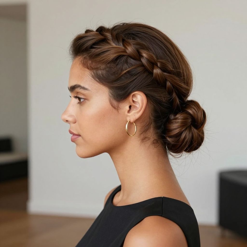 Flat Twist Updo