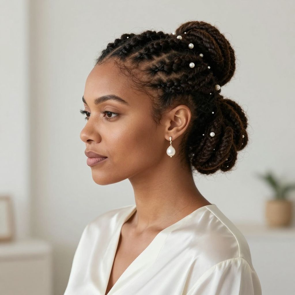Elegant Chignon Loc Style