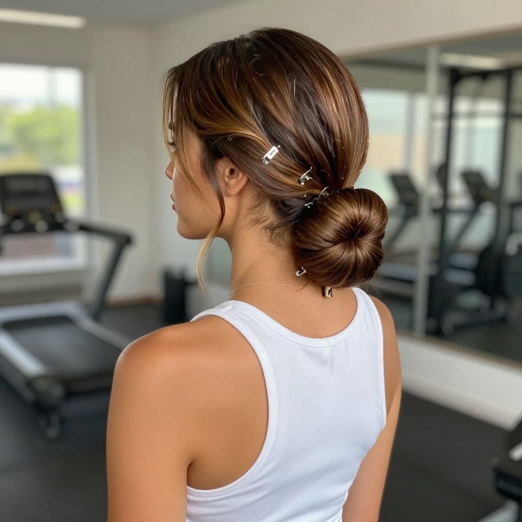 Accessorized Low Bun