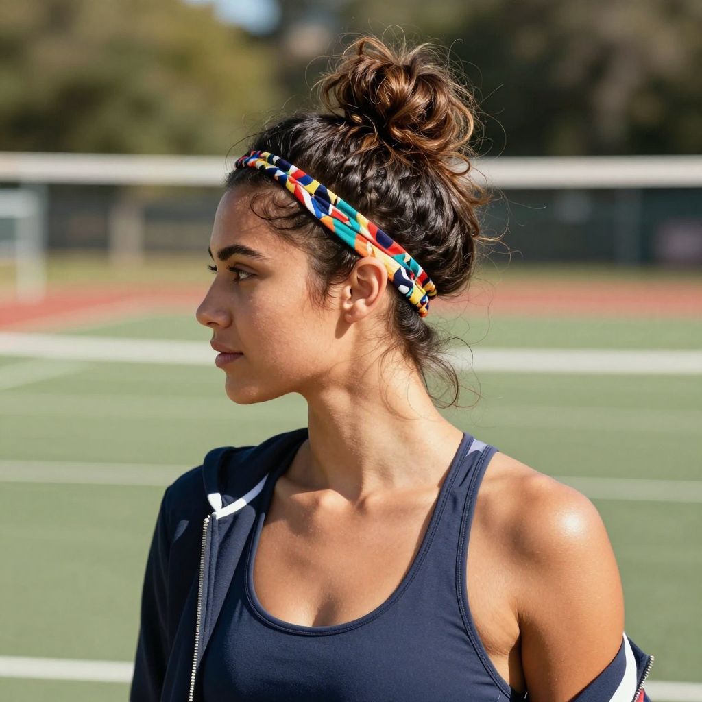 Messy Bun with Headband